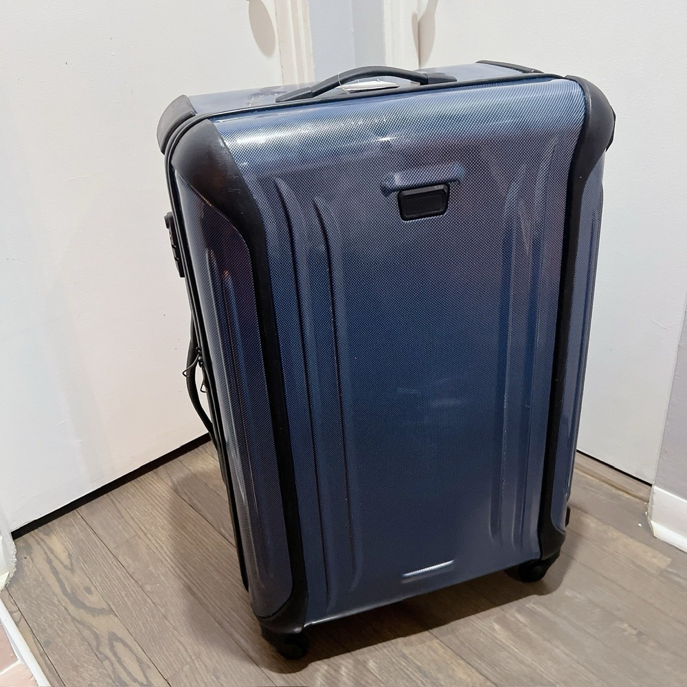 TUMI Vapor International Large Extended Packing Case 4 Wheel Navy Blue Black